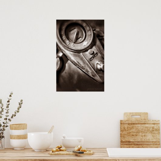 Poster Moto lundi (Cuisine)