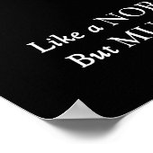 Poster Moto papa comme papa normal mais beaucoup de glaci (Coin)