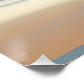 Poster Moto Parking près de l'océan (Coin)