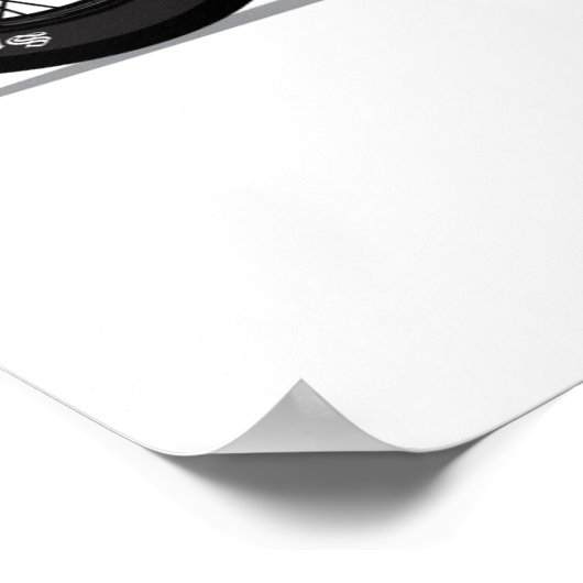 Poster Moto Physco Chopper vintage (Coin)