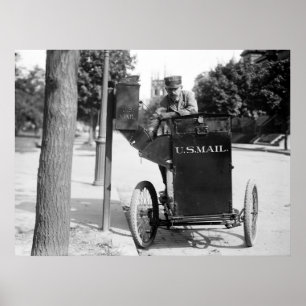Poster Moto Postman : 1912