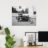 Poster Moto publicitaire, 1921 (Bureau à domicile)