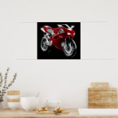 Poster Moto Sport Vélo Racing (Cuisine)