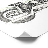 Poster Moto sportif 1957 (Coin)