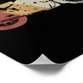 Poster Moto style rétro Vintage (Coin)