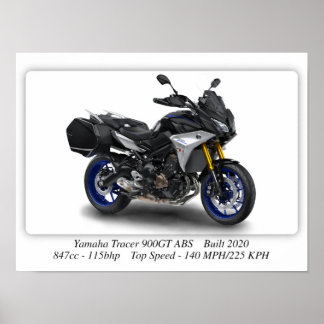 Poster Moto Yamaha Tracer 900 GT ABS - A3
