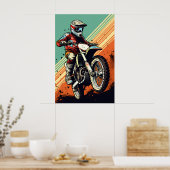 Poster Motocross (Cuisine)