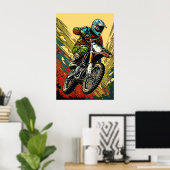 Poster Motocross (Bureau à domicile)