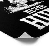 Poster Motocross À Vélo Irréfléchi Un Peu Sale Jamais Mal (Coin)