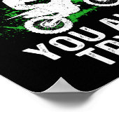 Poster Motocross À Vélo Irrégulier Si Vous N'Êtes Pas En  (Coin)