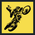 Poster Motocross Art Pop Jaune Motocross Sport<br><div class="desc">Sport Thème Numériquement Edited Art - Motocross Poster Imprimer - College Pop Art - Computer Images - La seule façon de faire un grand travail est d'aimer ce que vous faites.</div>