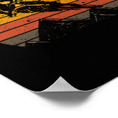 Poster Motocross Biker Dirt Vélo Rider Enduro Biker (Coin)