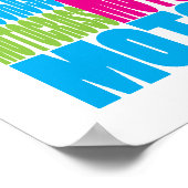 Poster Motocross coloré (Coin)