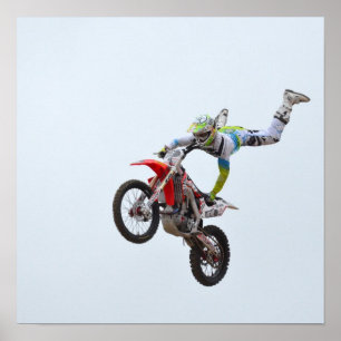 Poster Motocross de style libre
