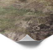 Poster Motocross Dirt-Bike Racer One Wheel (Coin)