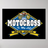 Poster Motocross est ma vie (Devant)