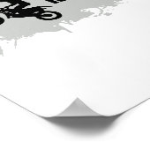 Poster Motocross est un mode de vie (Coin)