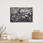 Poster Motocross Europe vintage (Cuisine)