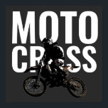 Poster Motocross Motorcycle Sport Pop Art<br><div class="desc">Image d'art pop motocross</div>