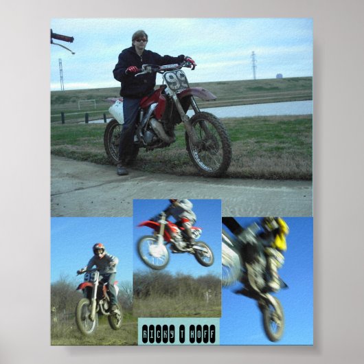 Poster Motocross Ricky T (Devant)