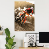 Poster Motocross Rider (Bureau à domicile)
