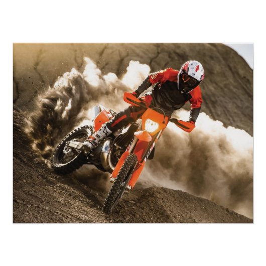 Poster Motocross Rider (Devant)