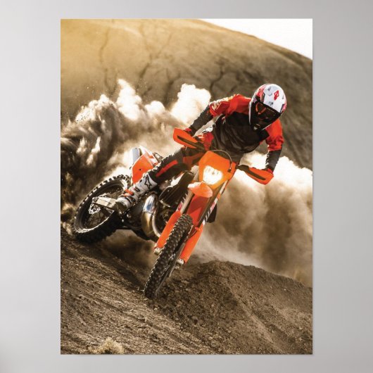 Poster Motocross Rider (Devant)