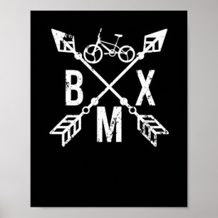 Poster Motocross Stunt Flèche BMX Freestyle
