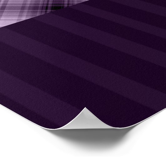 Poster Motocross violet (Coin)