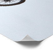 Poster Motocross volant haut (Coin)