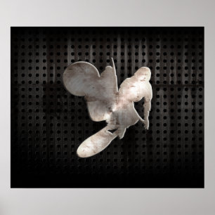 Poster Motocross Whip; Cool Black