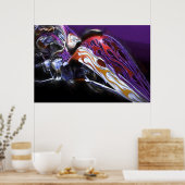 POSTER MOTOCYCLE CHOPPER TAIL D'UN DRAGON (Cuisine)