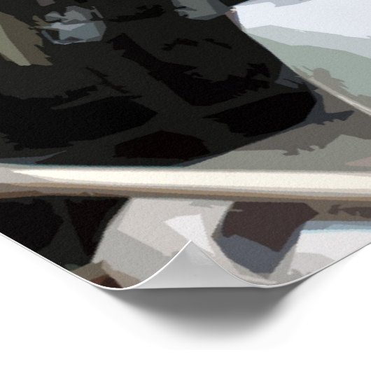 POSTER MOTOCYCLE CLASSIQUE 9 (Coin)