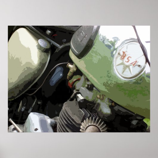 POSTER MOTOCYCLE CLASSIQUE 9 (Devant)