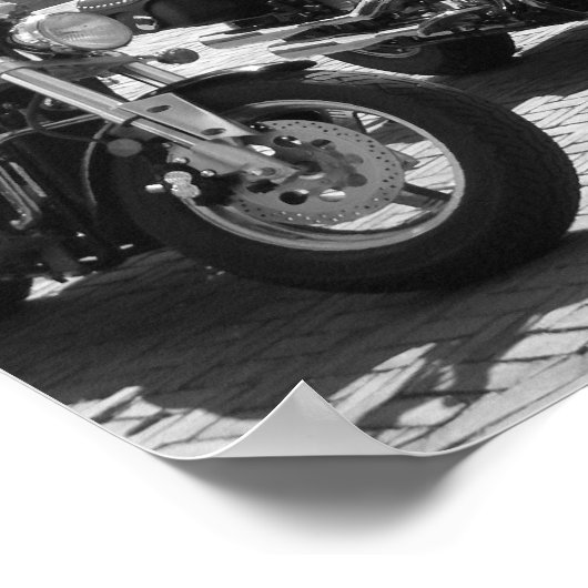 Poster Motocycles (Coin)