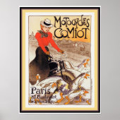 Poster Motocycles Comiot (Devant)