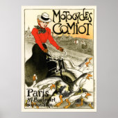 Poster Motocycles Comiot, Steinlen (Devant)