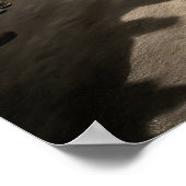 Poster Motocyclette de saut de nun (Coin)