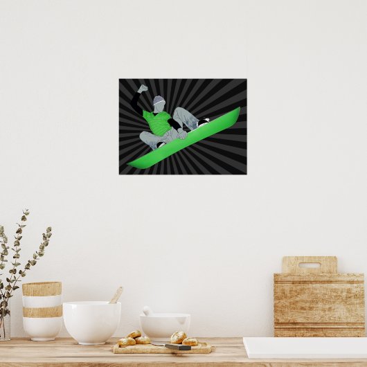 Poster motoneige. (Cuisine)