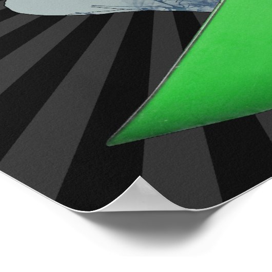 Poster motoneige. (Coin)