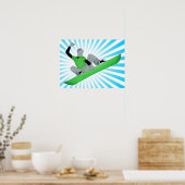 Poster motoneige. (Cuisine)