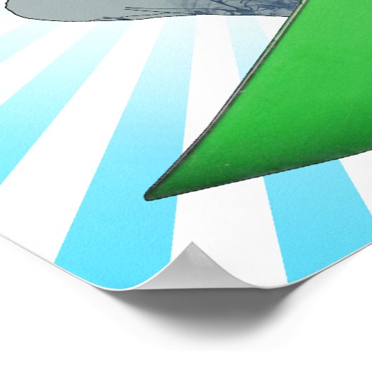 Poster motoneige. (Coin)