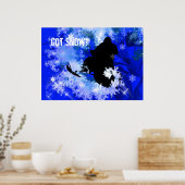Poster Motoneige en Avalanche (Cuisine)