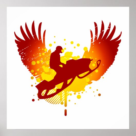 Poster motoneige hi-fi (Devant)