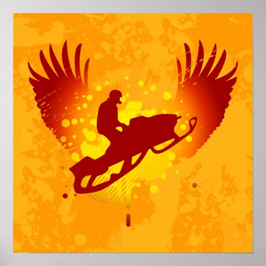 Poster motoneige hi-fi (Devant)