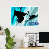 Poster Motoneige sur Icy Trails (Bureau à domicile)