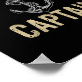 Poster Motor Boat Captain Nautical Life Marine Explorer  (Coin)