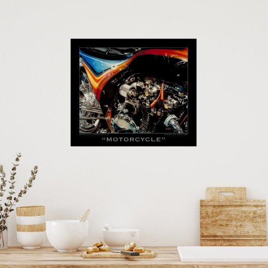 Poster Motorcycle (Cuisine)