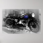 Poster Motorcycle Douglas (Devant)