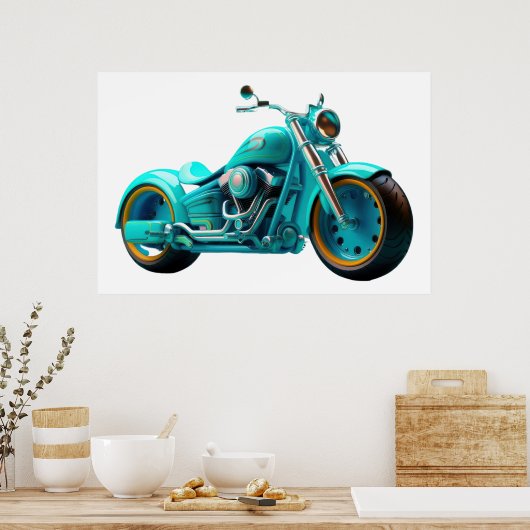 Poster Motorcycle IV (Cuisine)